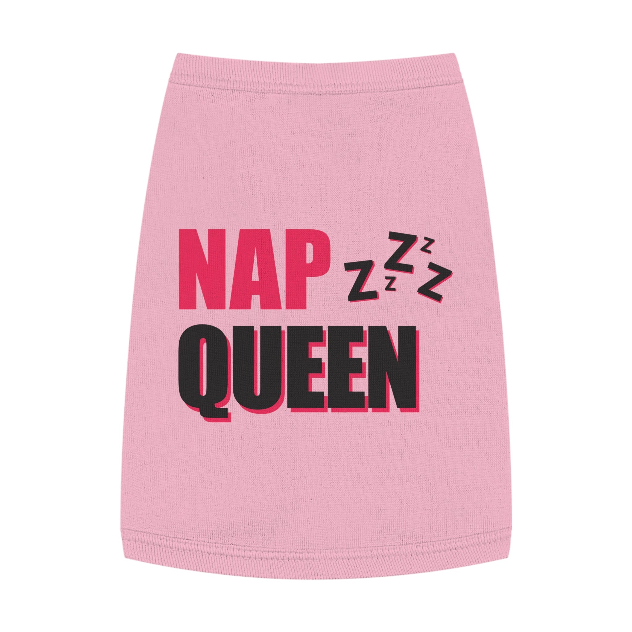 Nap Queen Pet Tank Top, Cute Dog Tee, Pet Apparel, Funny Puppy Shirt, Gift for Dog Lovers, Summer Dogwear, Sassy Dog Clothing