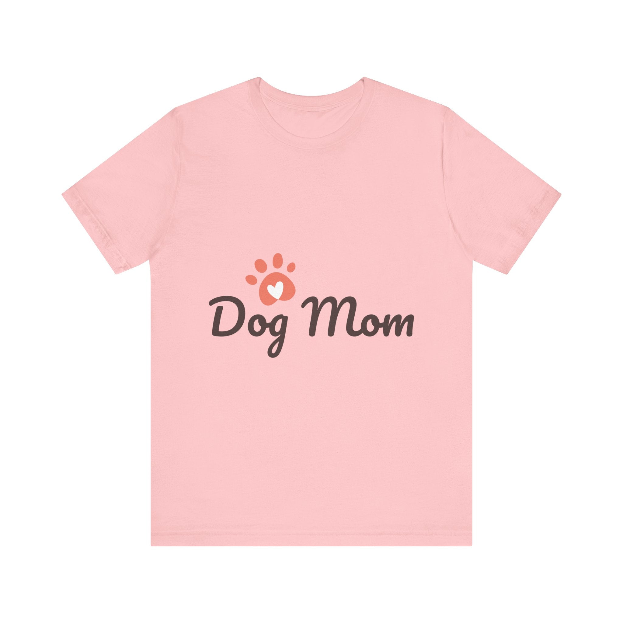 Dog Mom Unisex Jersey Tee, Cute Pet Lover Shirt, Gift for Dog Lovers, Animal Parent Apparel, Casual T-Shirt for Dog Owners