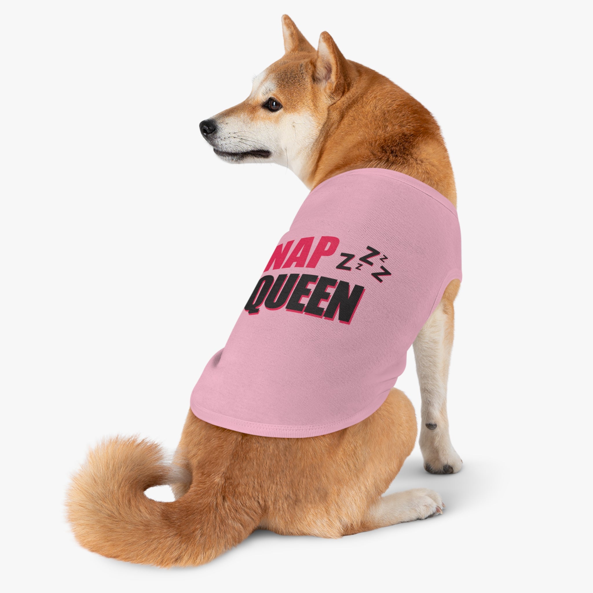 Nap Queen Pet Tank Top, Cute Dog Tee, Pet Apparel, Funny Puppy Shirt, Gift for Dog Lovers, Summer Dogwear, Sassy Dog Clothing
