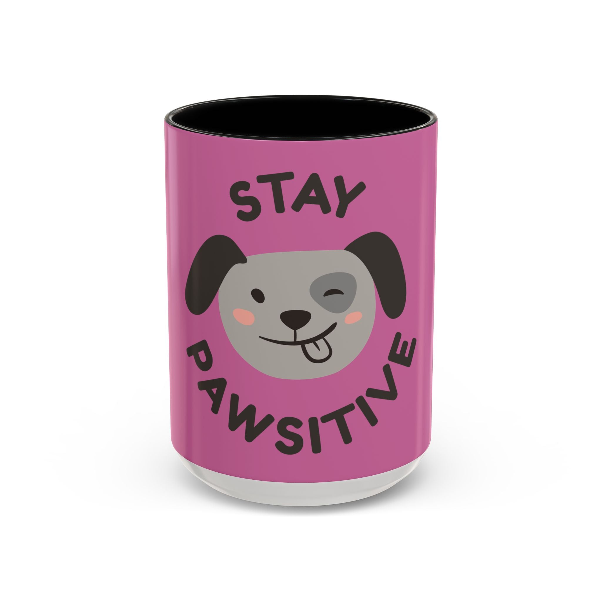 Pawsitive Vibes Coffee Mug - Sweet Dog Lover Gift, Pet-Themed Mug, Positive Affirmation, Cute Accent Mug, Perfect for Animal Lovers