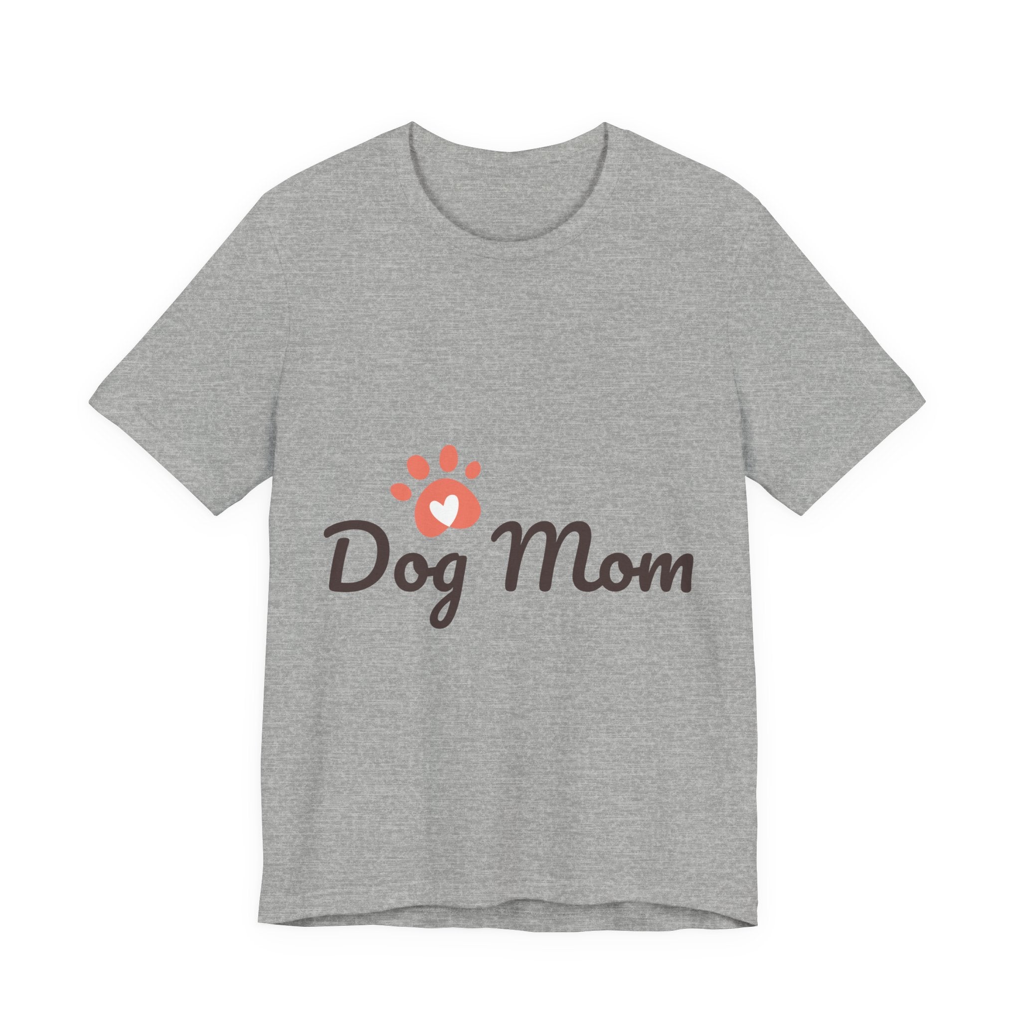Dog Mom Unisex Jersey Tee, Cute Pet Lover Shirt, Gift for Dog Lovers, Animal Parent Apparel, Casual T-Shirt for Dog Owners
