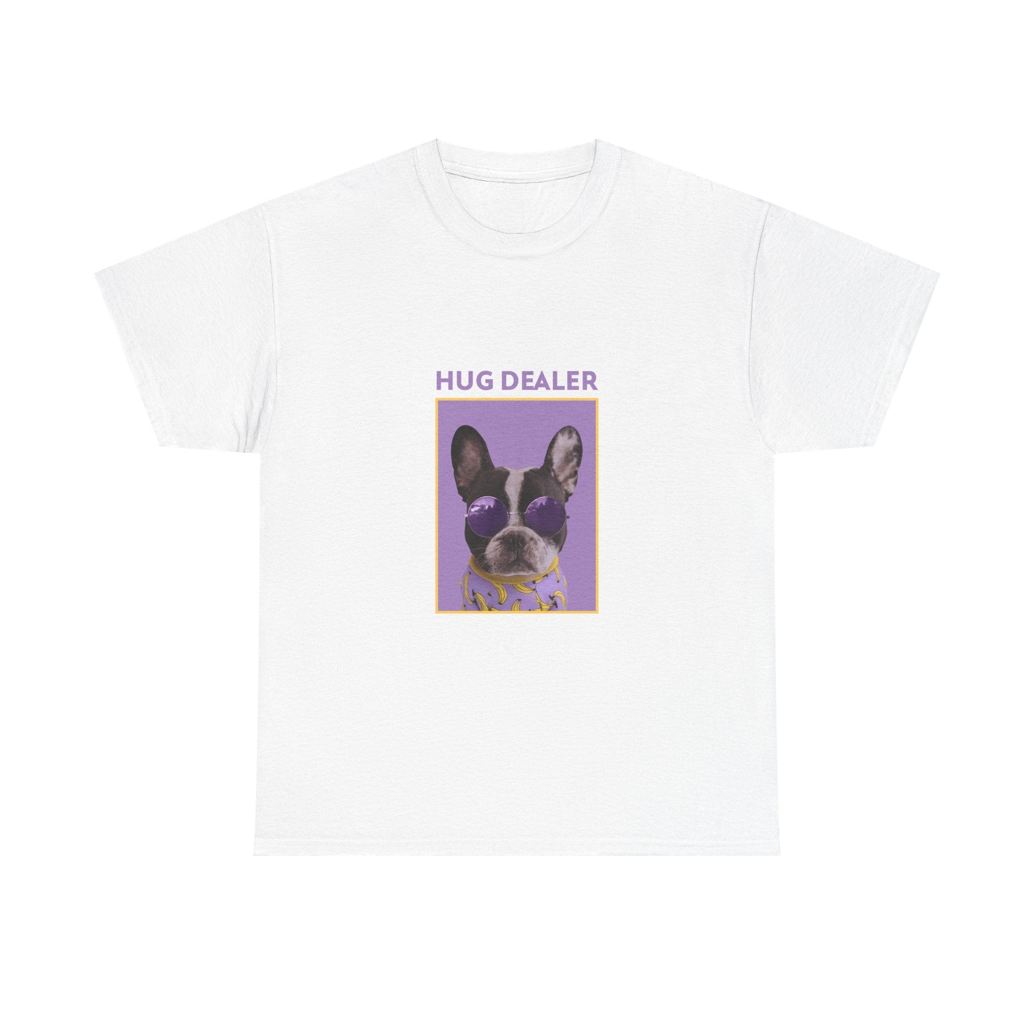 Hug Dealer Tee - Funny Pet Lover Shirt, Dog Mom Gift, Unisex T-Shirt for Animal Enthusiasts, Cute Animal Apparel, Gift for Pet Owners