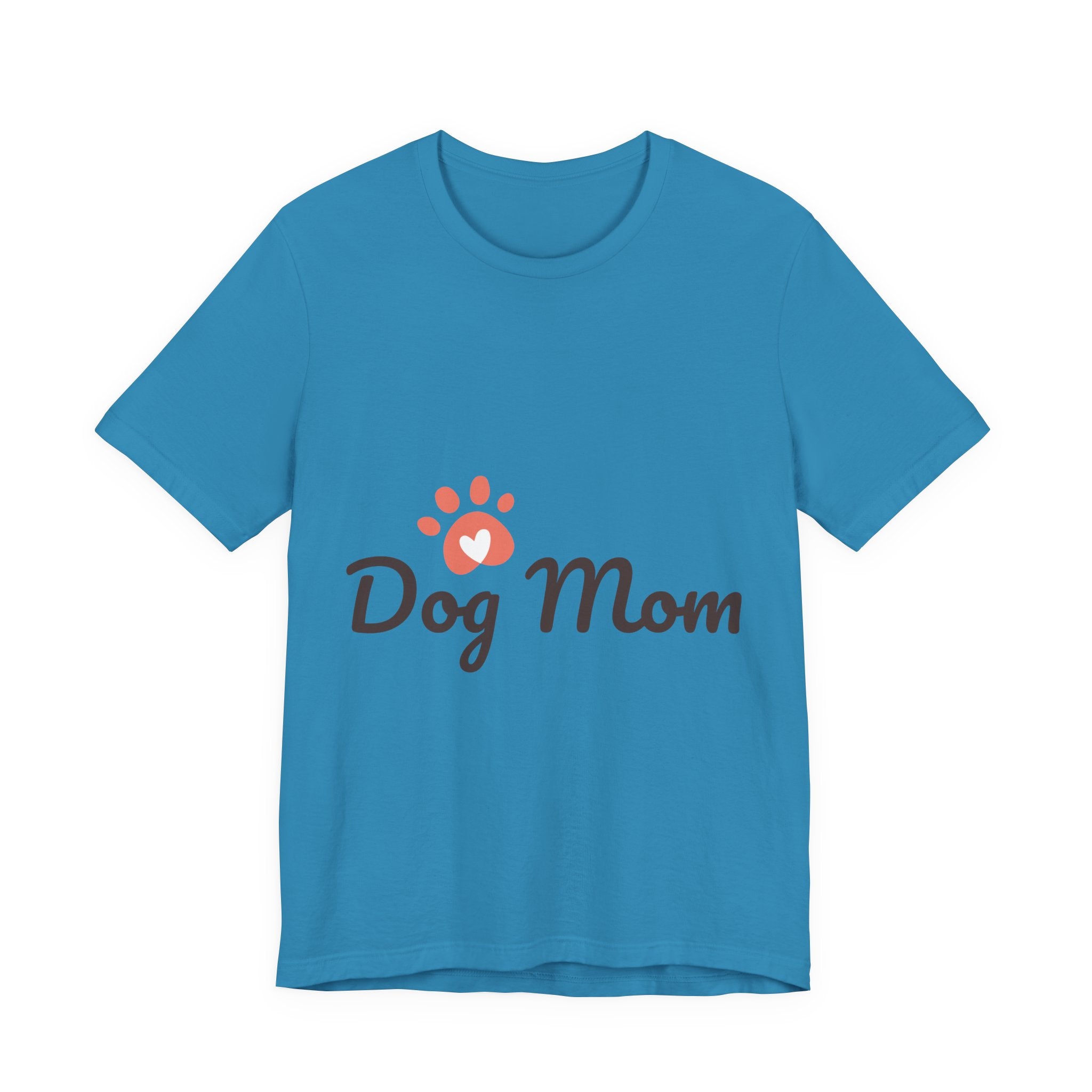Dog Mom Unisex Jersey Tee, Cute Pet Lover Shirt, Gift for Dog Lovers, Animal Parent Apparel, Casual T-Shirt for Dog Owners