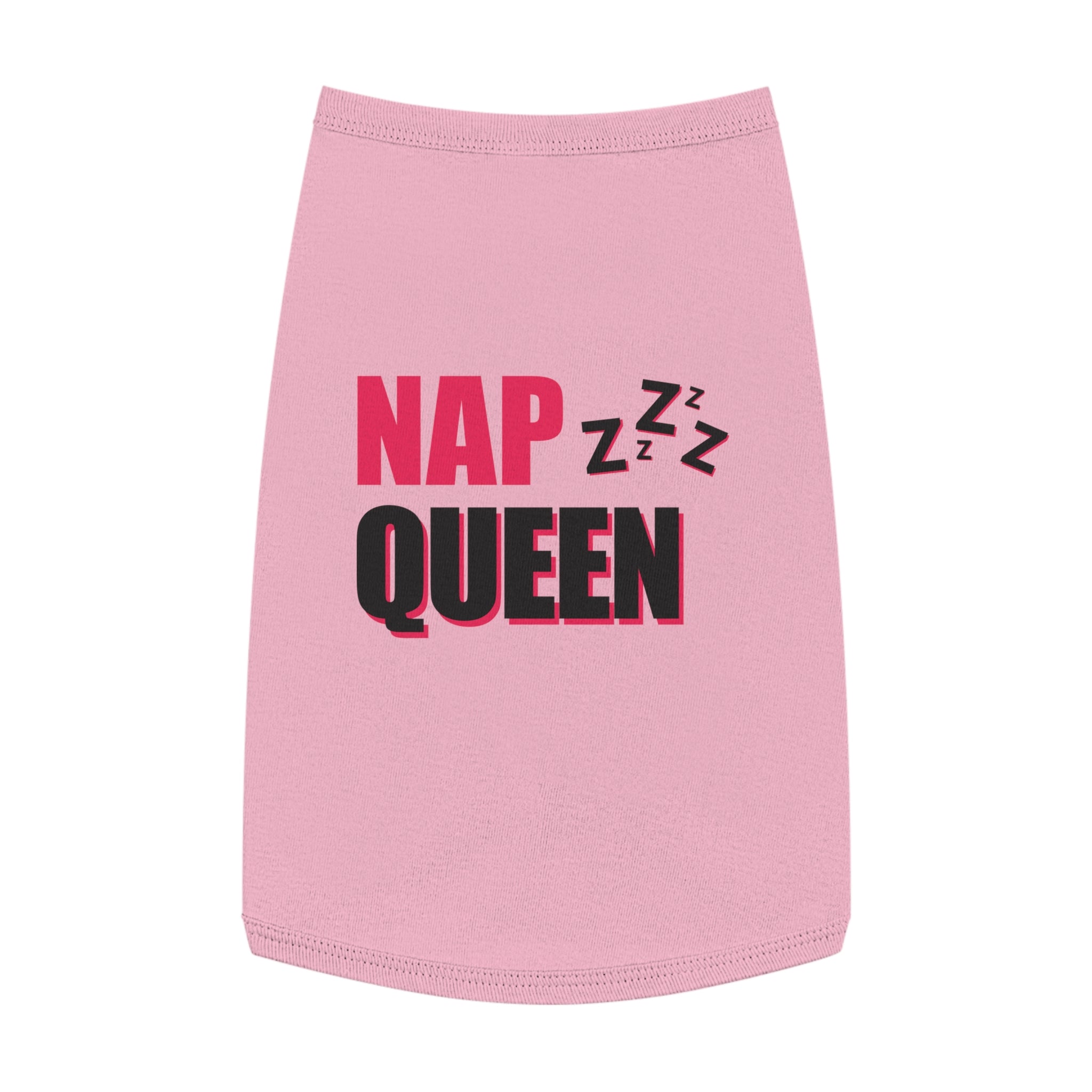 Nap Queen Pet Tank Top, Cute Dog Tee, Pet Apparel, Funny Puppy Shirt, Gift for Dog Lovers, Summer Dogwear, Sassy Dog Clothing
