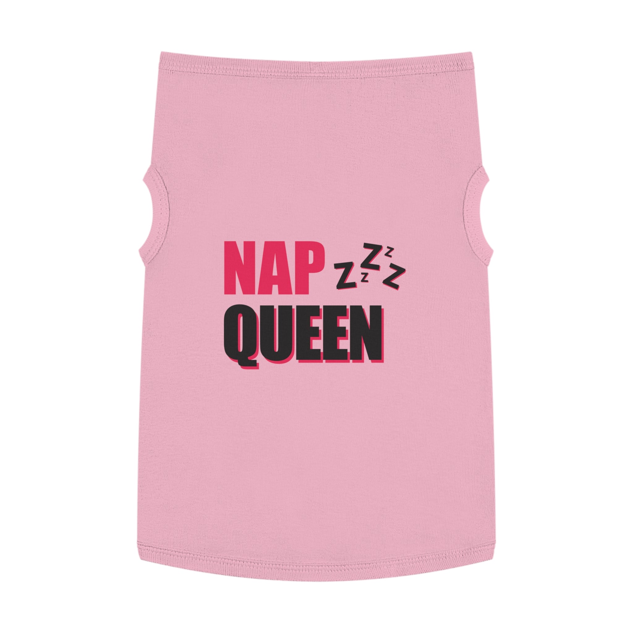 Nap Queen Pet Tank Top, Cute Dog Tee, Pet Apparel, Funny Puppy Shirt, Gift for Dog Lovers, Summer Dogwear, Sassy Dog Clothing