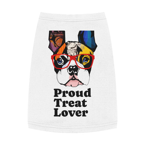 Dog Tank Top - Proud Treat Lover Boujee Pet Clothes