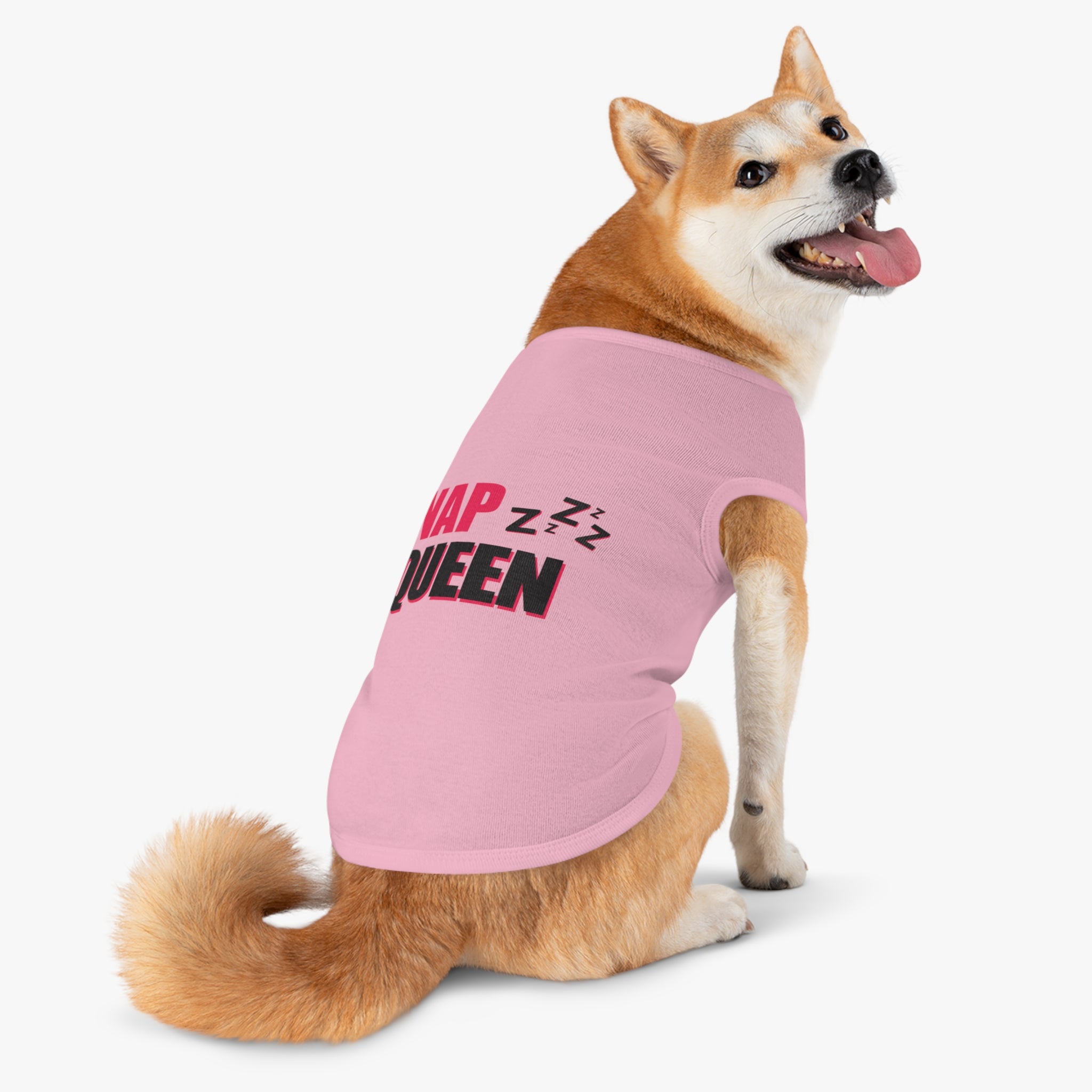 Nap Queen Pet Tank Top, Cute Dog Tee, Pet Apparel, Funny Puppy Shirt, Gift for Dog Lovers, Summer Dogwear, Sassy Dog Clothing
