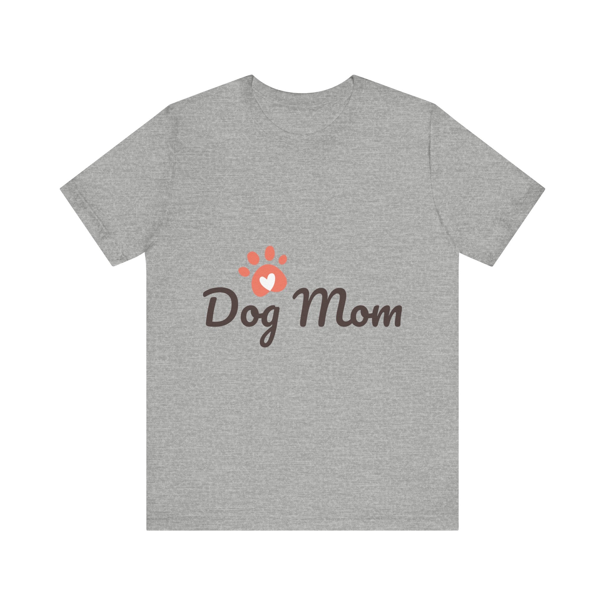 Dog Mom Unisex Jersey Tee, Cute Pet Lover Shirt, Gift for Dog Lovers, Animal Parent Apparel, Casual T-Shirt for Dog Owners