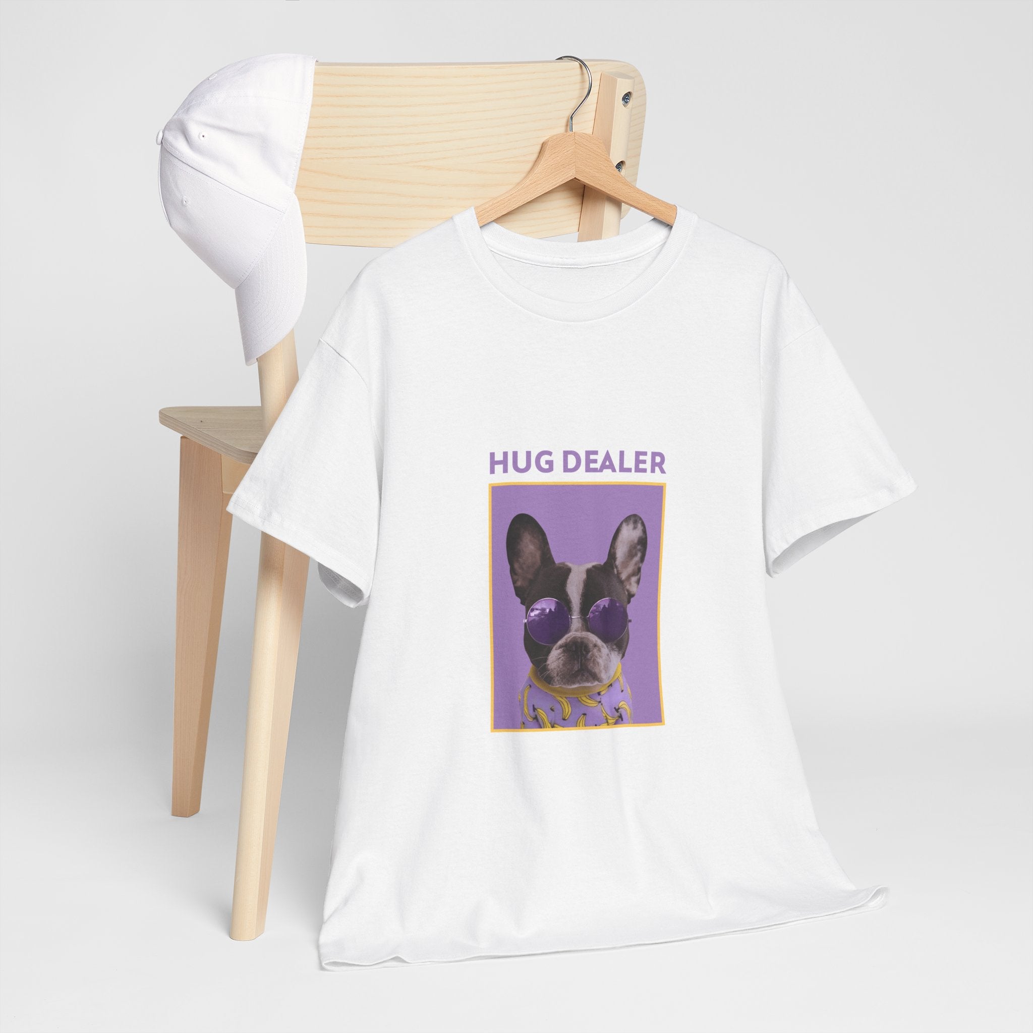 Hug Dealer Tee - Funny Pet Lover Shirt, Dog Mom Gift, Unisex T-Shirt for Animal Enthusiasts, Cute Animal Apparel, Gift for Pet Owners