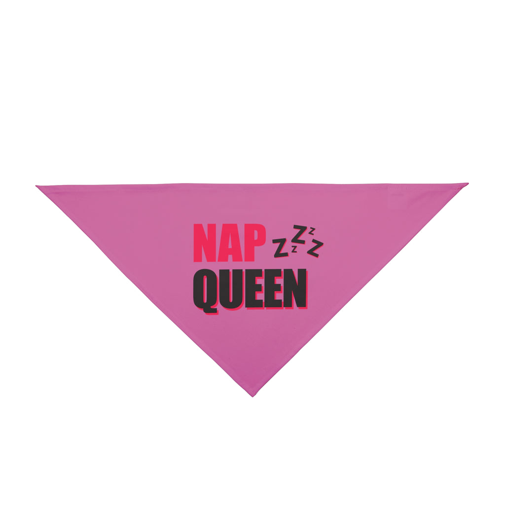 Nap Queen Pet Bandana | Cute Dog Accessory | Pet Clothing | Dog Fashion | Gift for Dog Lovers | Pet Birthday Party
