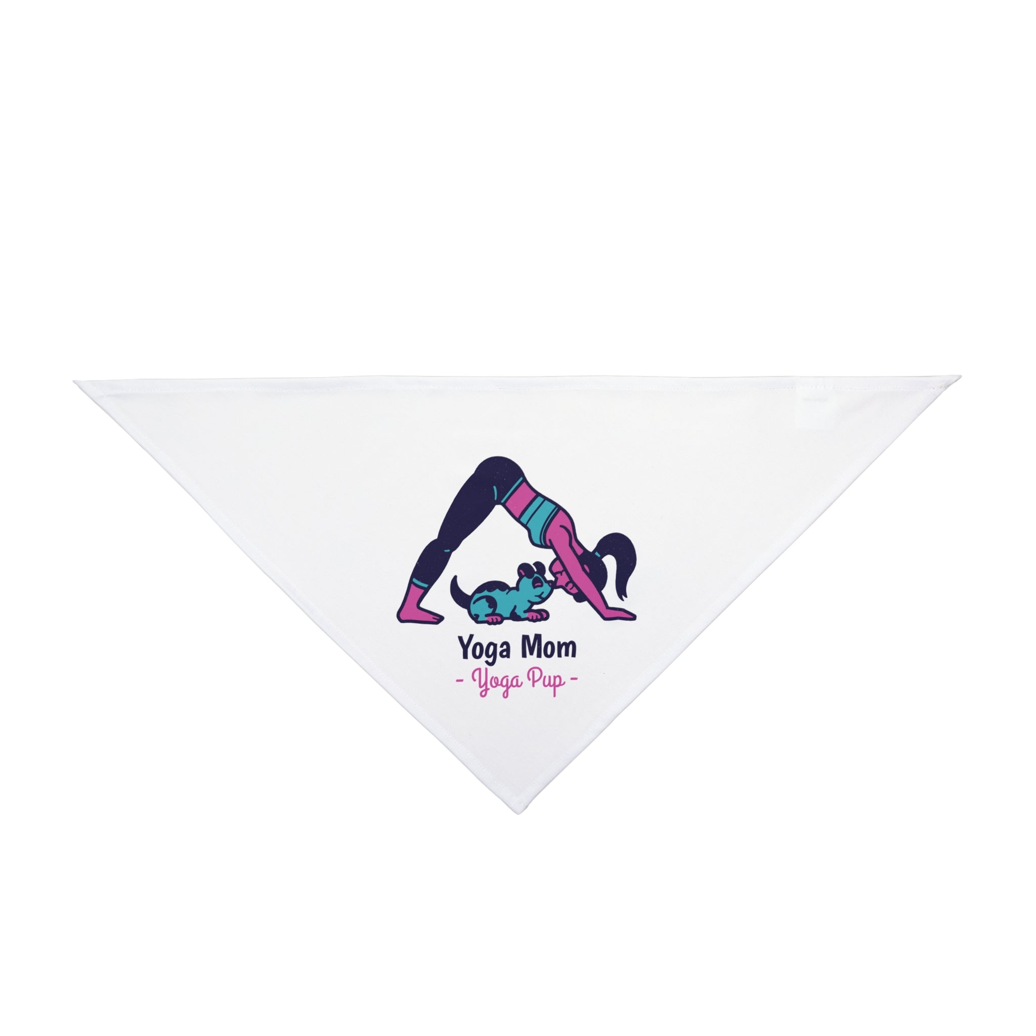 Yoga Mom Dog Bandana, Cute Pet Accessory, Gift for Dog Lovers, Dog Fashion, Fun Pet Wear, Doggie Gift for Yoga Moms