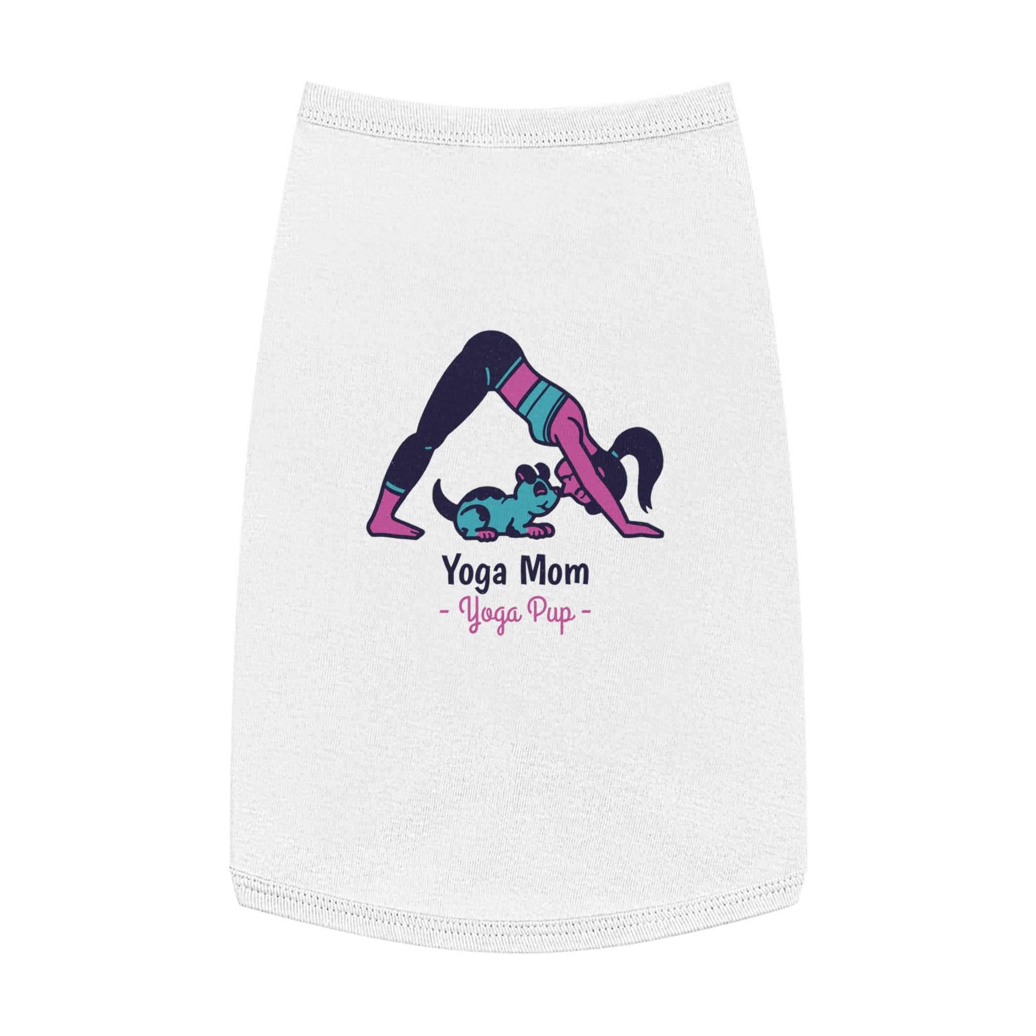 Yoga Mom Pet Tank Top, Comfy Pet Apparel, Cat and Dog Fashion, Cute Pet Gift, Summer Pet Clothing, Pet Yoga Attire