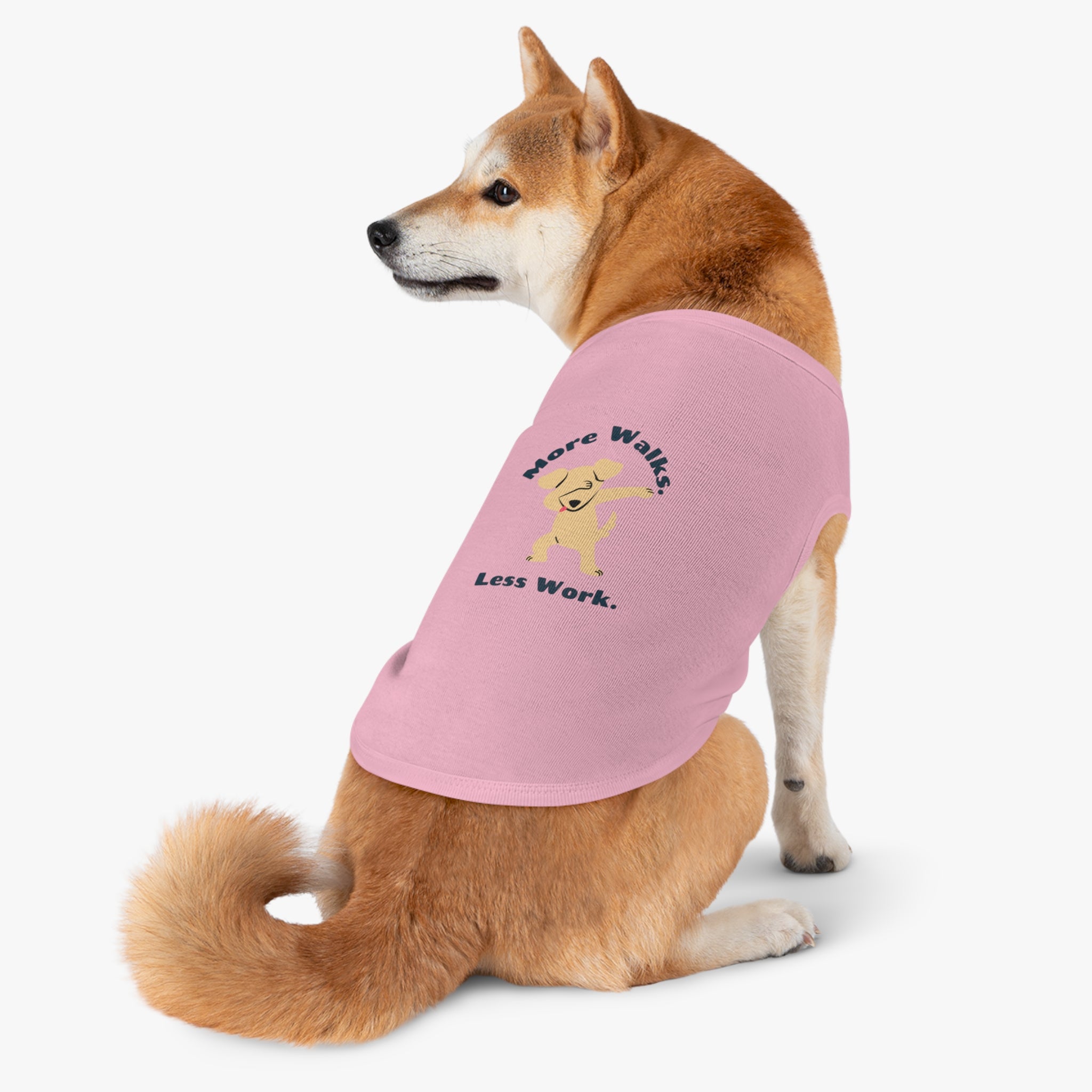 Playful Pet Tank Top for Dogs, Cute Dog Apparel, Summer Pet Outfit, Gifts for Dog Lovers, Funny Dog T-Shirt