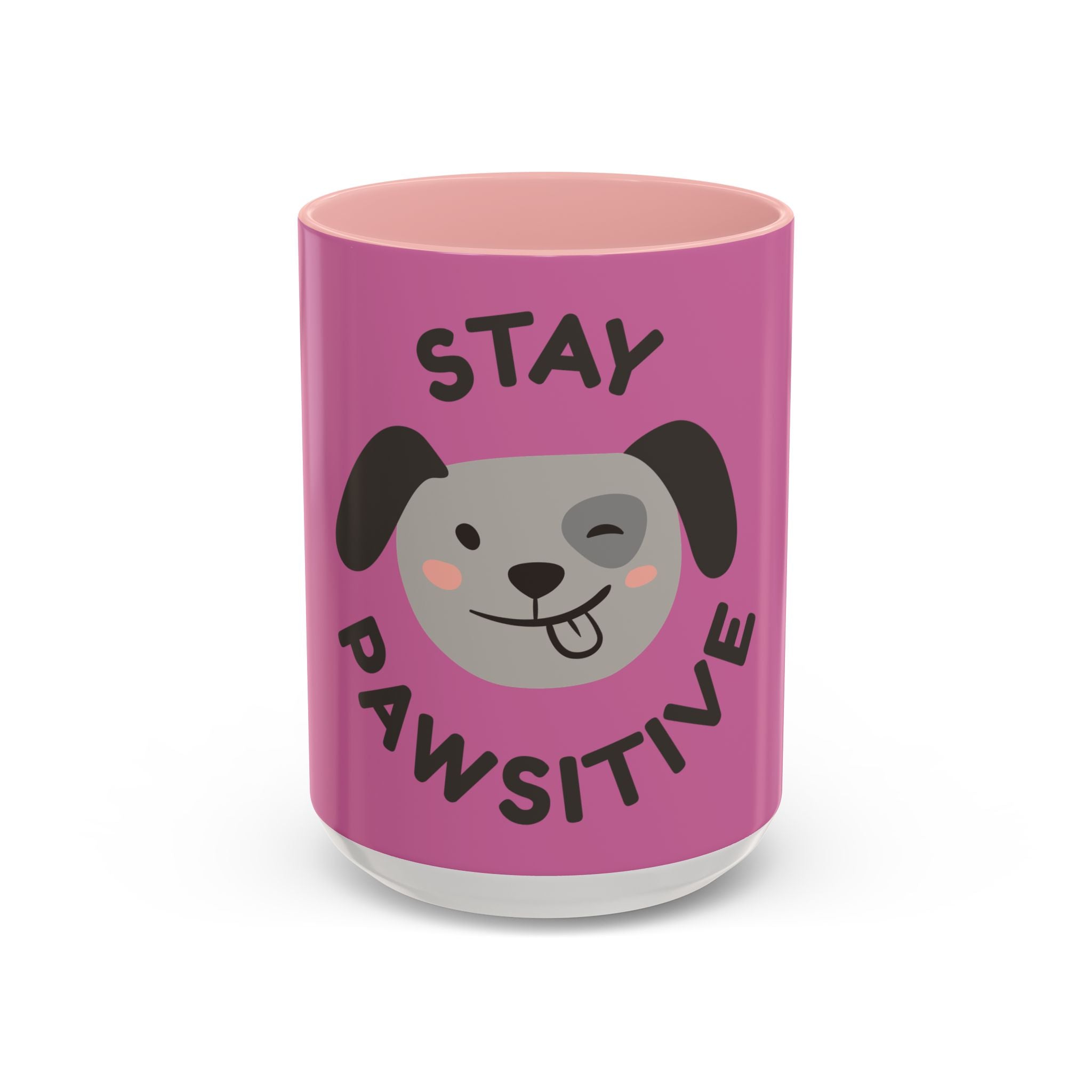 Pawsitive Vibes Coffee Mug - Sweet Dog Lover Gift, Pet-Themed Mug, Positive Affirmation, Cute Accent Mug, Perfect for Animal Lovers