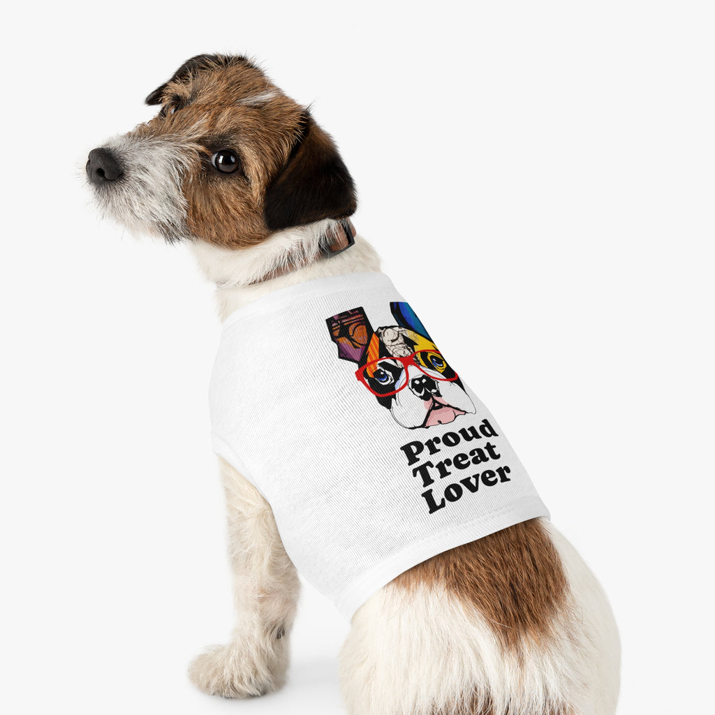 Dog Tank Top - Proud Treat Lover Boujee Pet Clothes