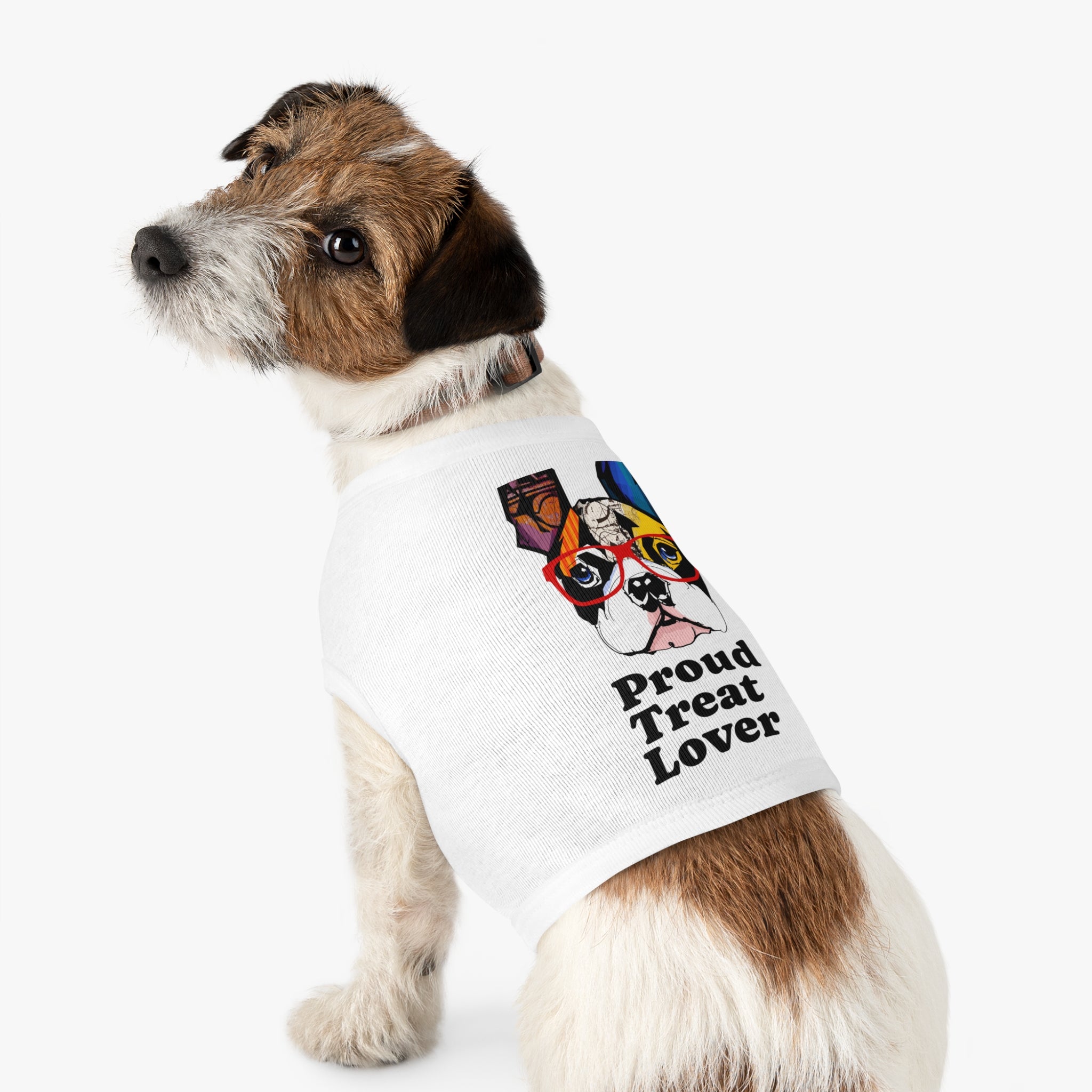 Dog Tank Top - Proud Treat Lover Boujee Pet Clothes
