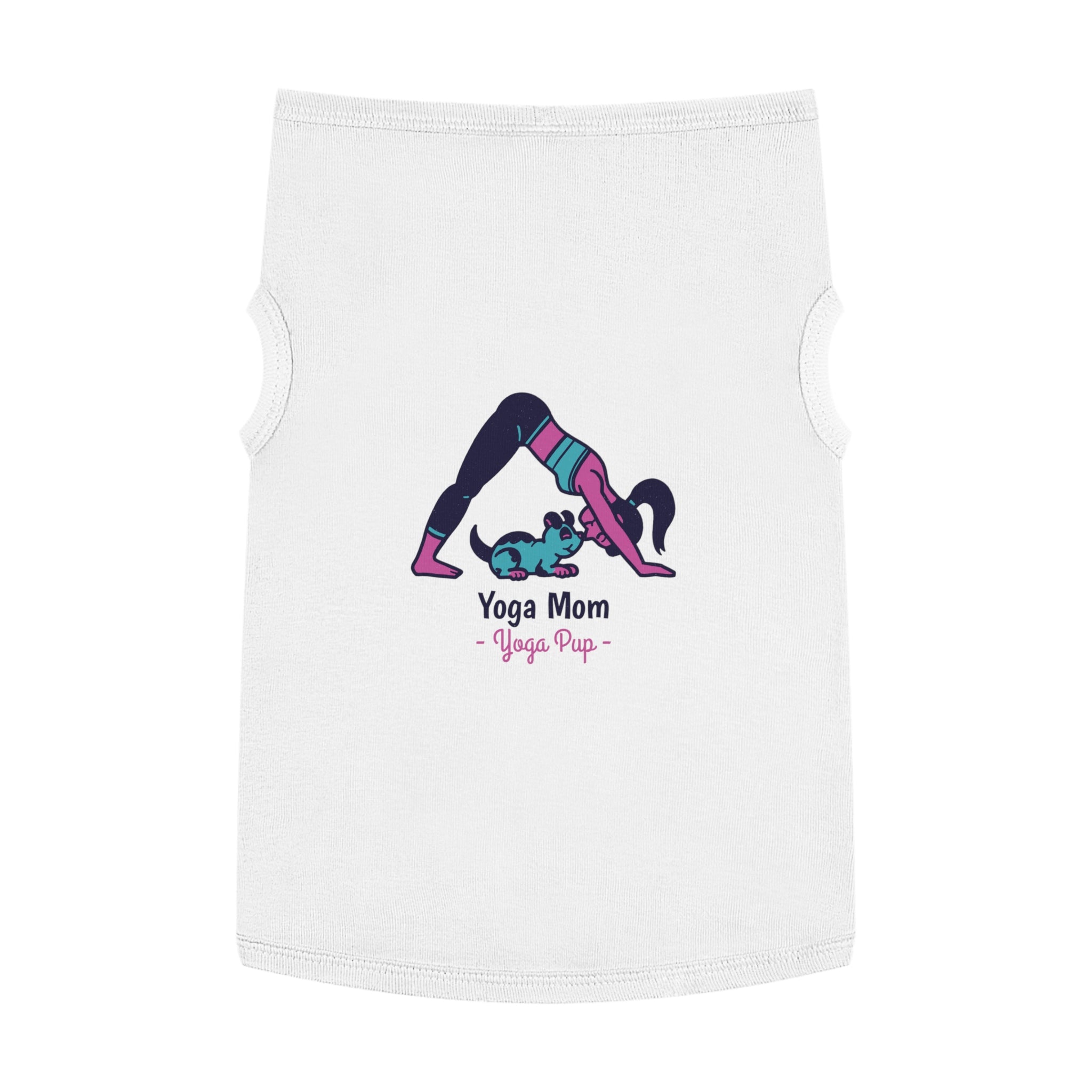 Yoga Mom Pet Tank Top, Comfy Pet Apparel, Cat and Dog Fashion, Cute Pet Gift, Summer Pet Clothing, Pet Yoga Attire