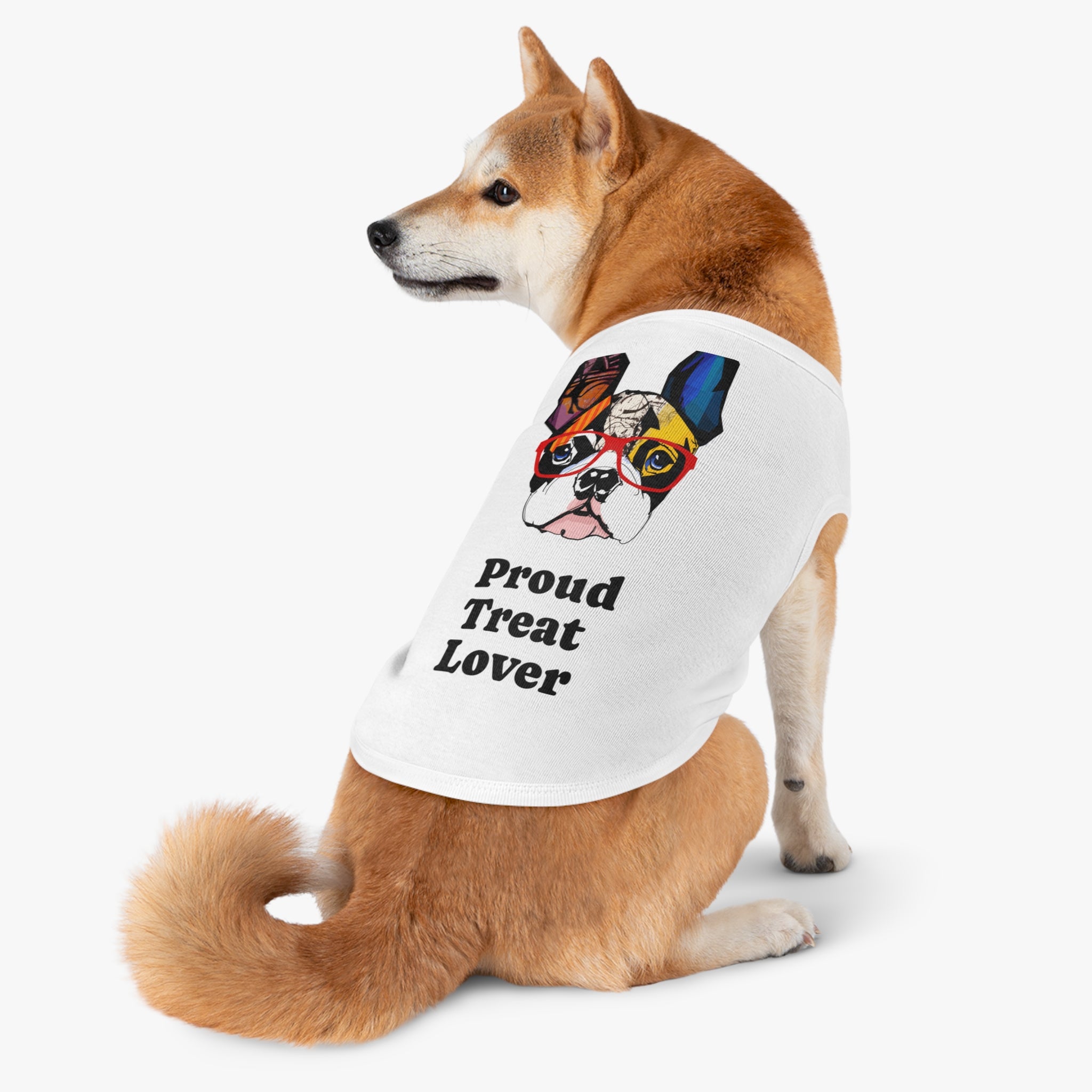 Dog Tank Top - Proud Treat Lover Boujee Pet Clothes