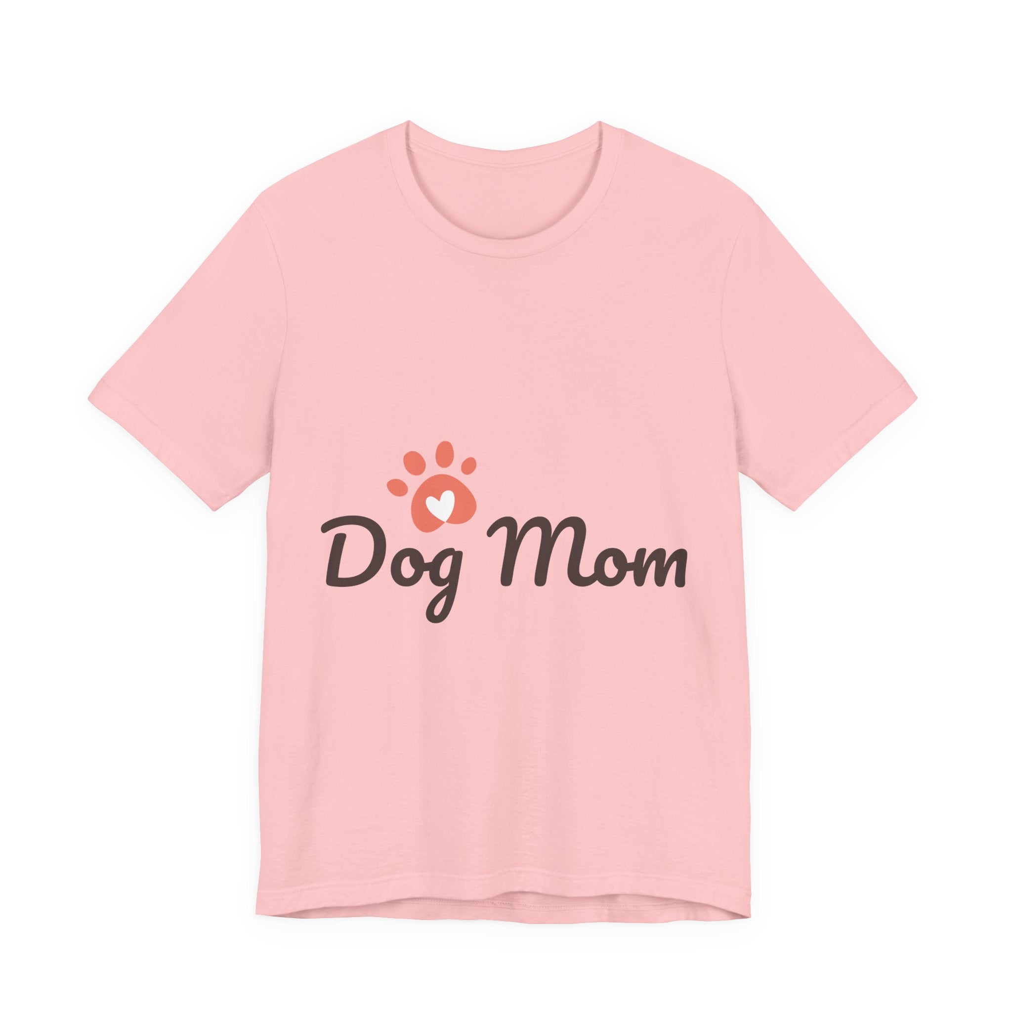 Dog Mom Unisex Jersey Tee, Cute Pet Lover Shirt, Gift for Dog Lovers, Animal Parent Apparel, Casual T-Shirt for Dog Owners