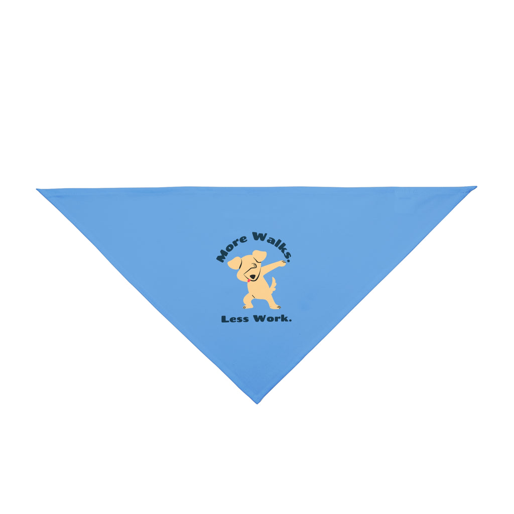 Dabbing Dog Bandana for Dogs, More Walks Less Work, Cute Dog Accessories, Pet Gift, Dog Fashion, Dog Birthday
