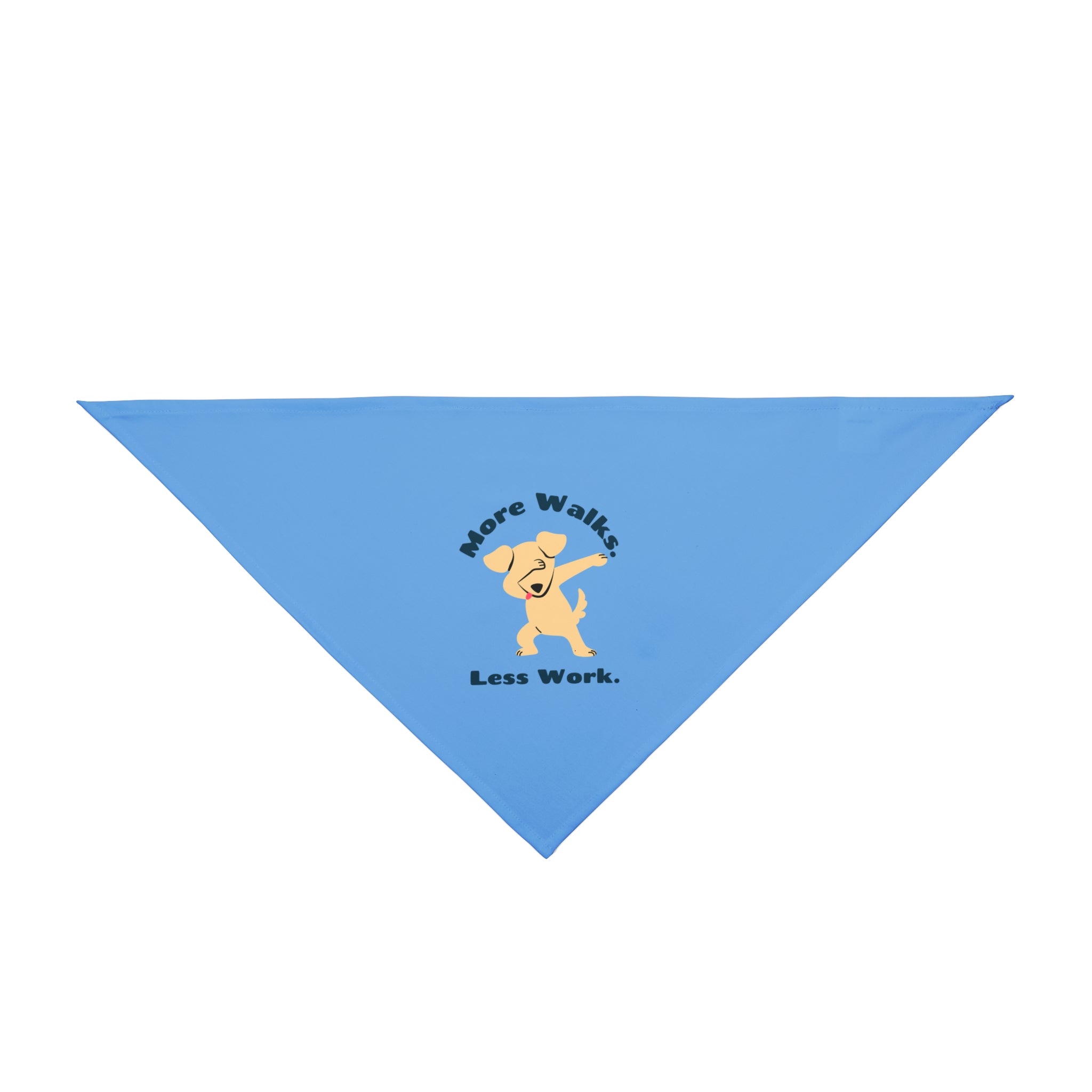 Dabbing Dog Bandana for Dogs, More Walks Less Work, Cute Dog Accessories, Pet Gift, Dog Fashion, Dog Birthday