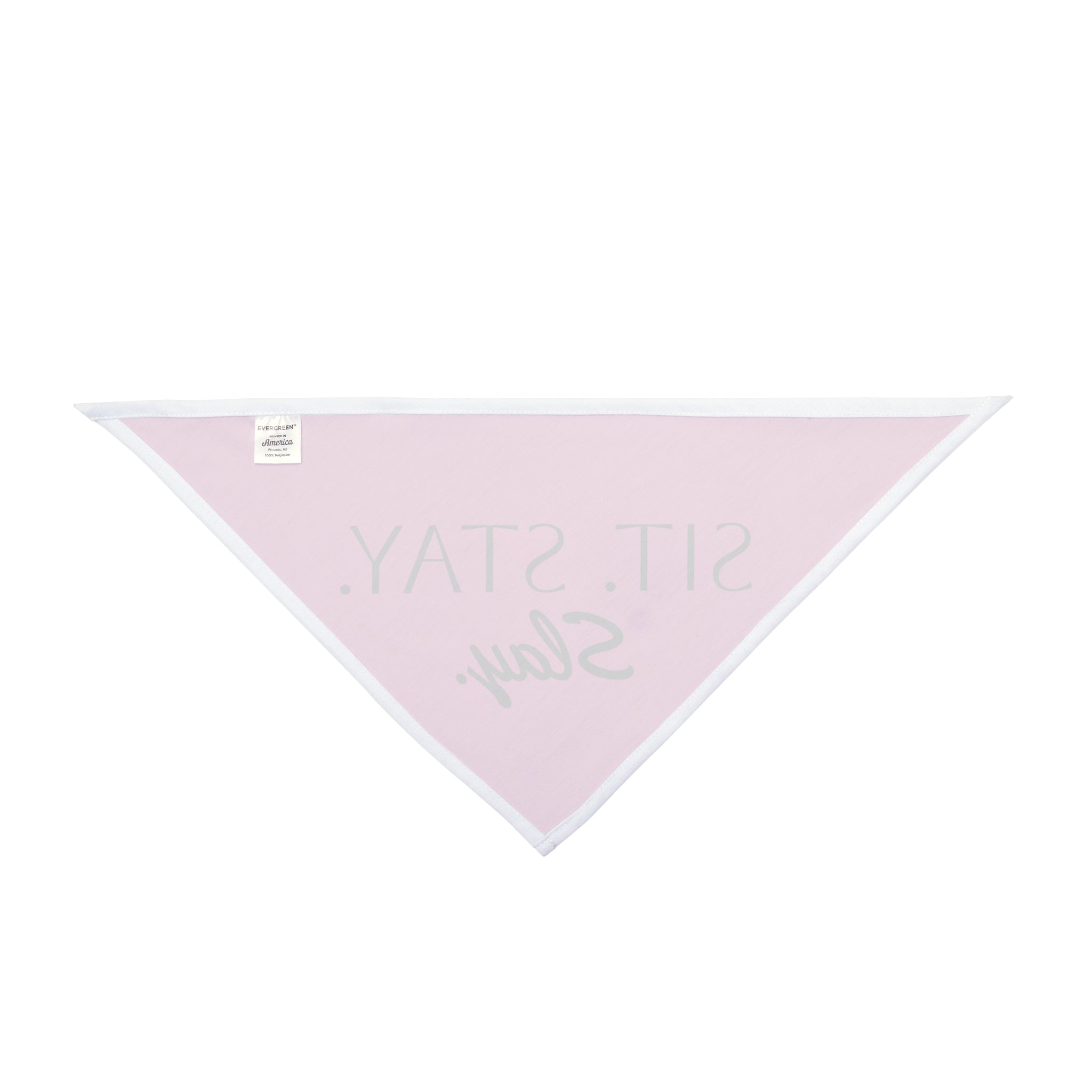 Pink Trendy Pet Bandana - "Sit. Stay. Slay." - Stylish Dog Accessory, Pet Fashion, Cute Gift for Dog Lovers, Holiday and Everyday Wear