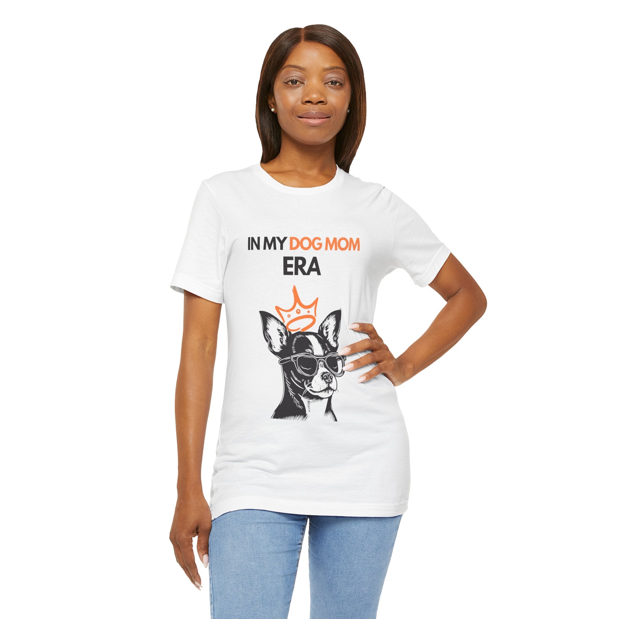 Dog Mom Era Tee, Funny Dog Lover Shirt, Unisex Pet Owner Gift, Dog Parent Apparel, Cute Animal Adoption Shirt