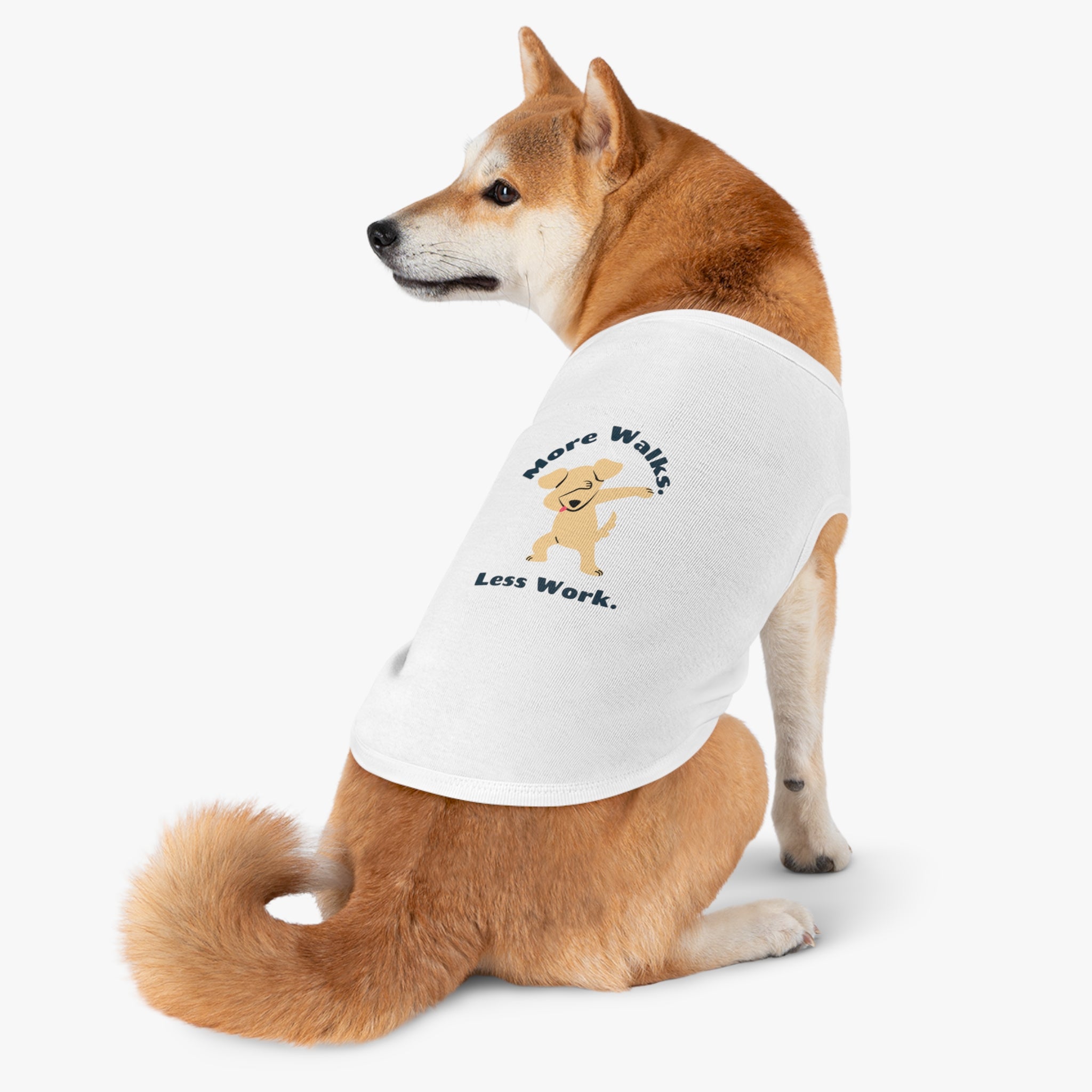 Playful Pet Tank Top for Dogs, Cute Dog Apparel, Summer Pet Outfit, Gifts for Dog Lovers, Funny Dog T-Shirt