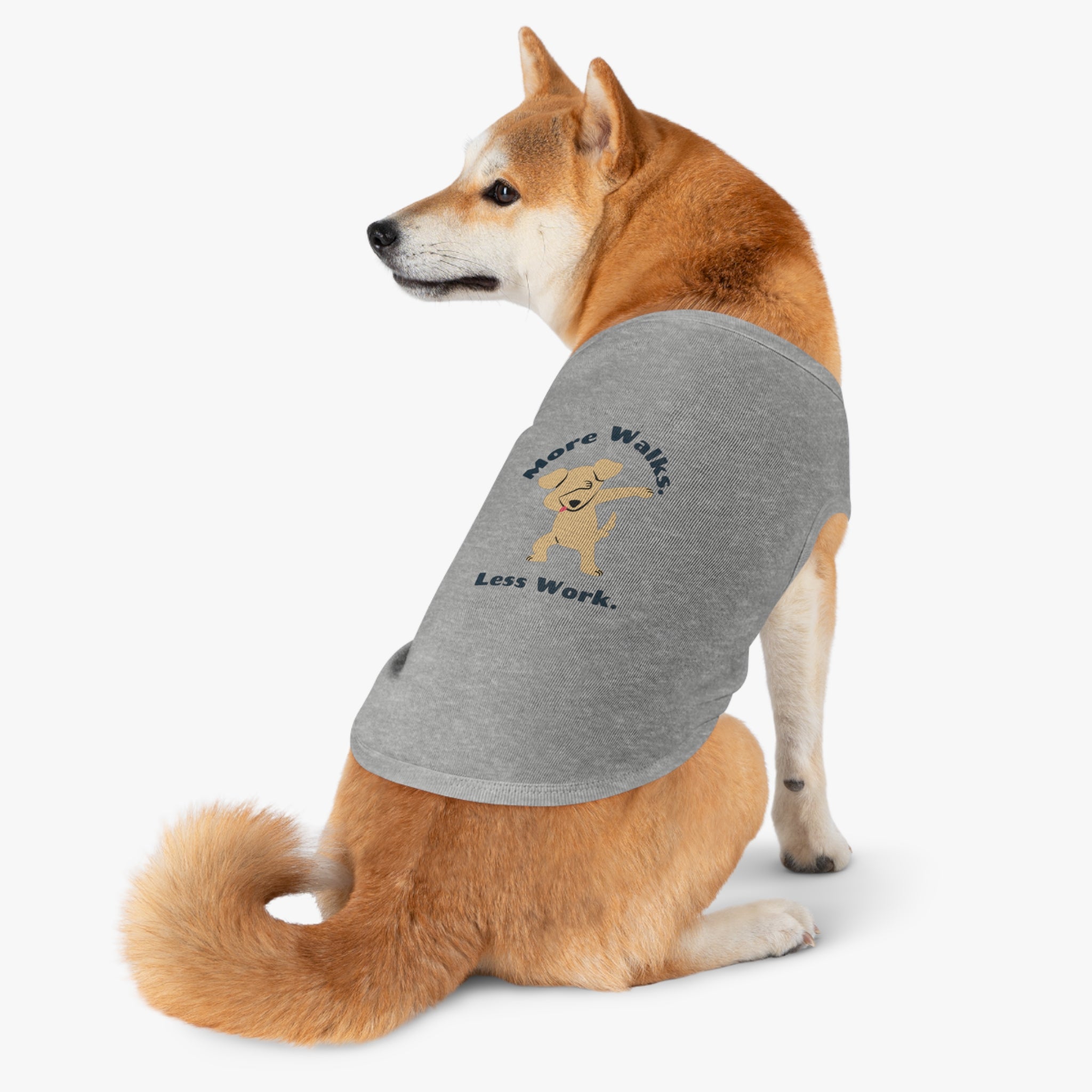 Playful Pet Tank Top for Dogs, Cute Dog Apparel, Summer Pet Outfit, Gifts for Dog Lovers, Funny Dog T-Shirt