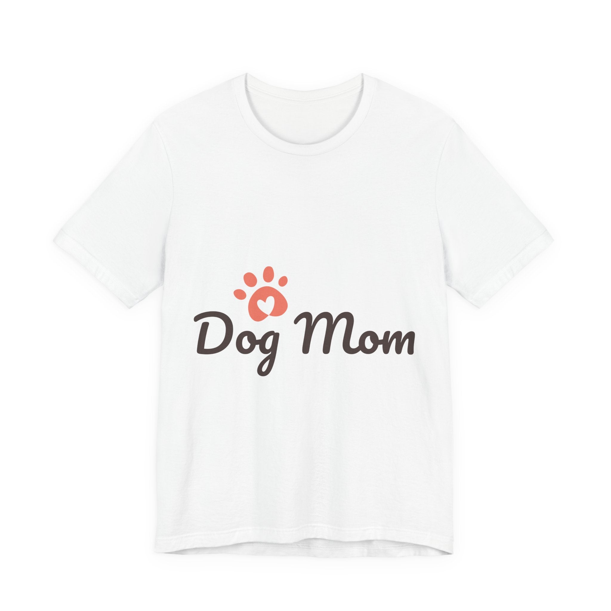 Dog Mom Unisex Jersey Tee, Cute Pet Lover Shirt, Gift for Dog Lovers, Animal Parent Apparel, Casual T-Shirt for Dog Owners