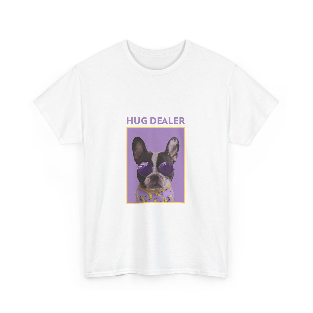 Hug Dealer Tee - Funny Pet Lover Shirt, Dog Mom Gift, Unisex T-Shirt for Animal Enthusiasts, Cute Animal Apparel, Gift for Pet Owners