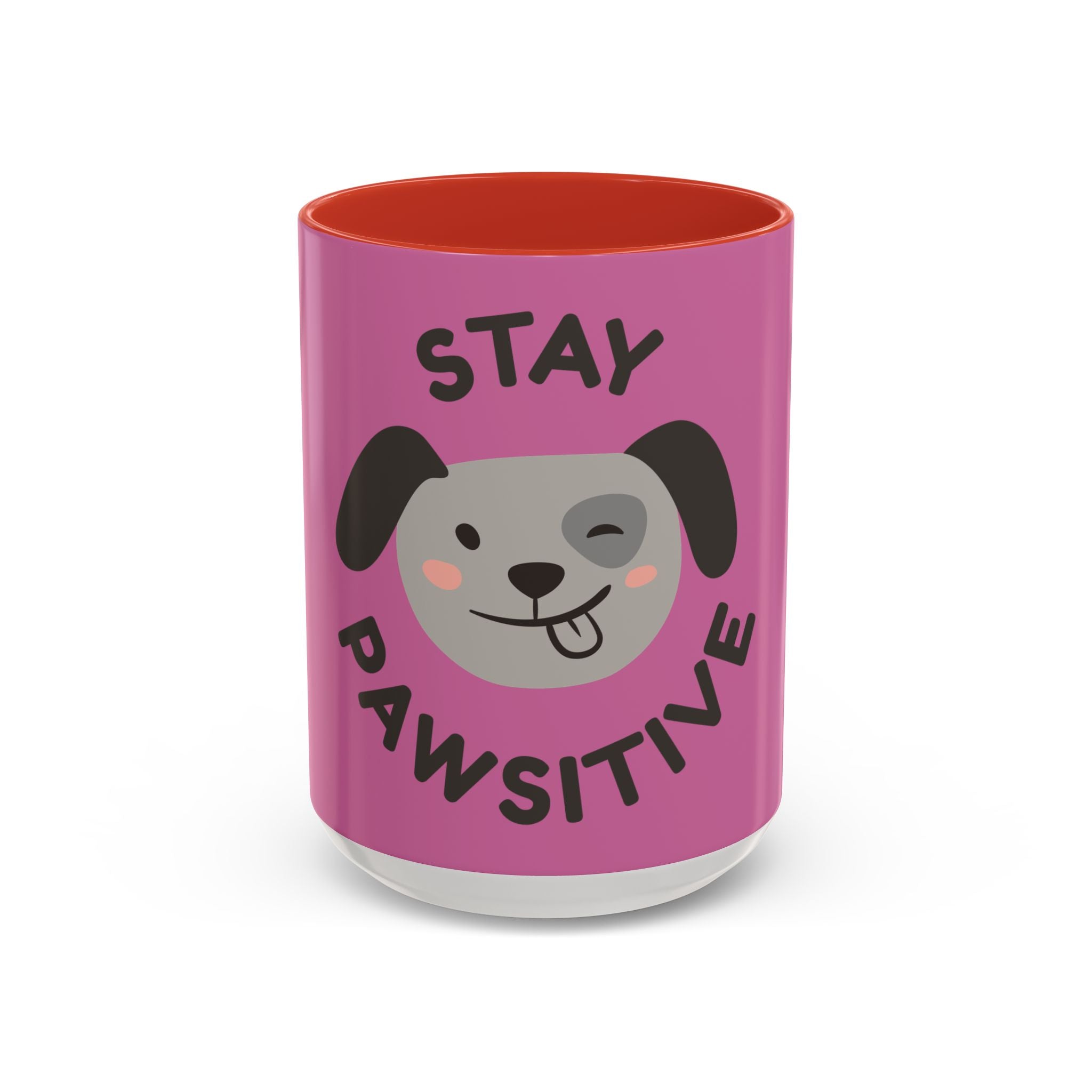 Pawsitive Vibes Coffee Mug - Sweet Dog Lover Gift, Pet-Themed Mug, Positive Affirmation, Cute Accent Mug, Perfect for Animal Lovers