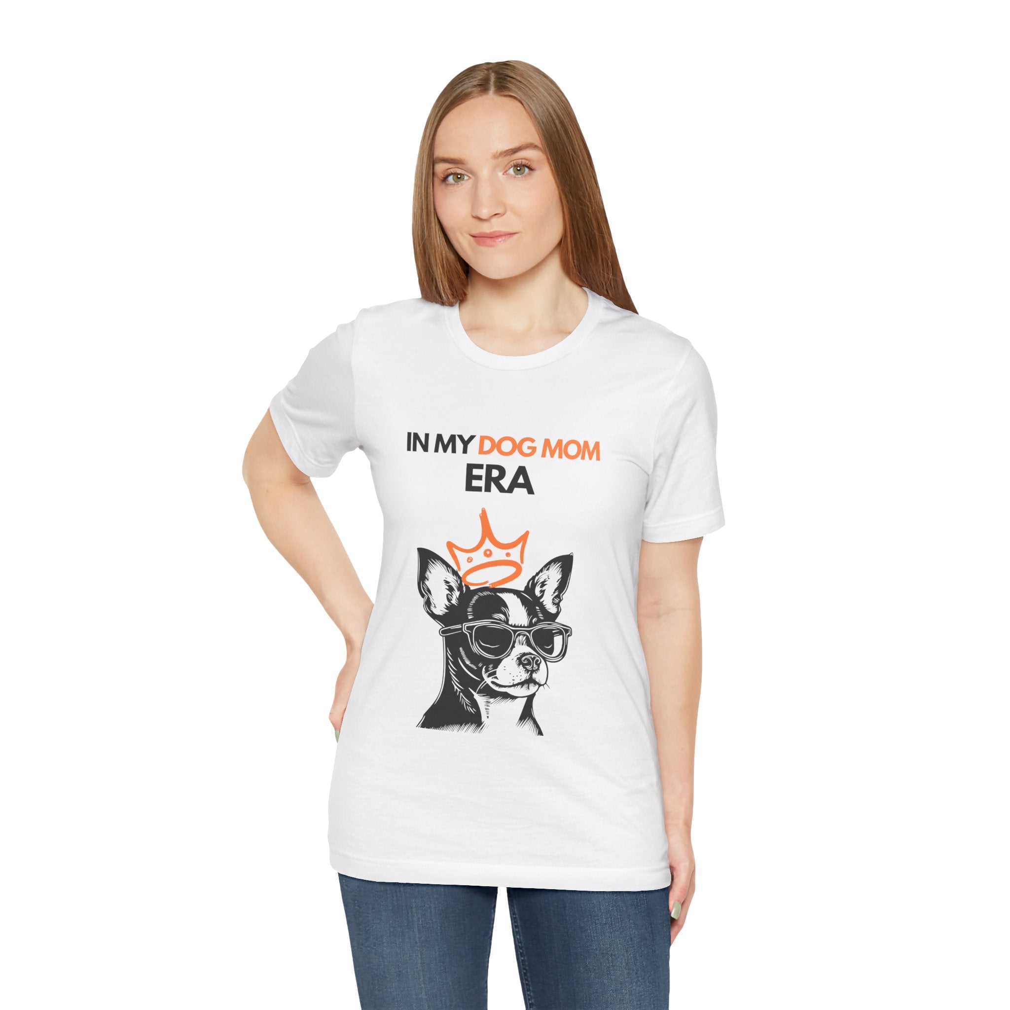 Dog Mom Era Tee, Funny Dog Lover Shirt, Unisex Pet Owner Gift, Dog Parent Apparel, Cute Animal Adoption Shirt