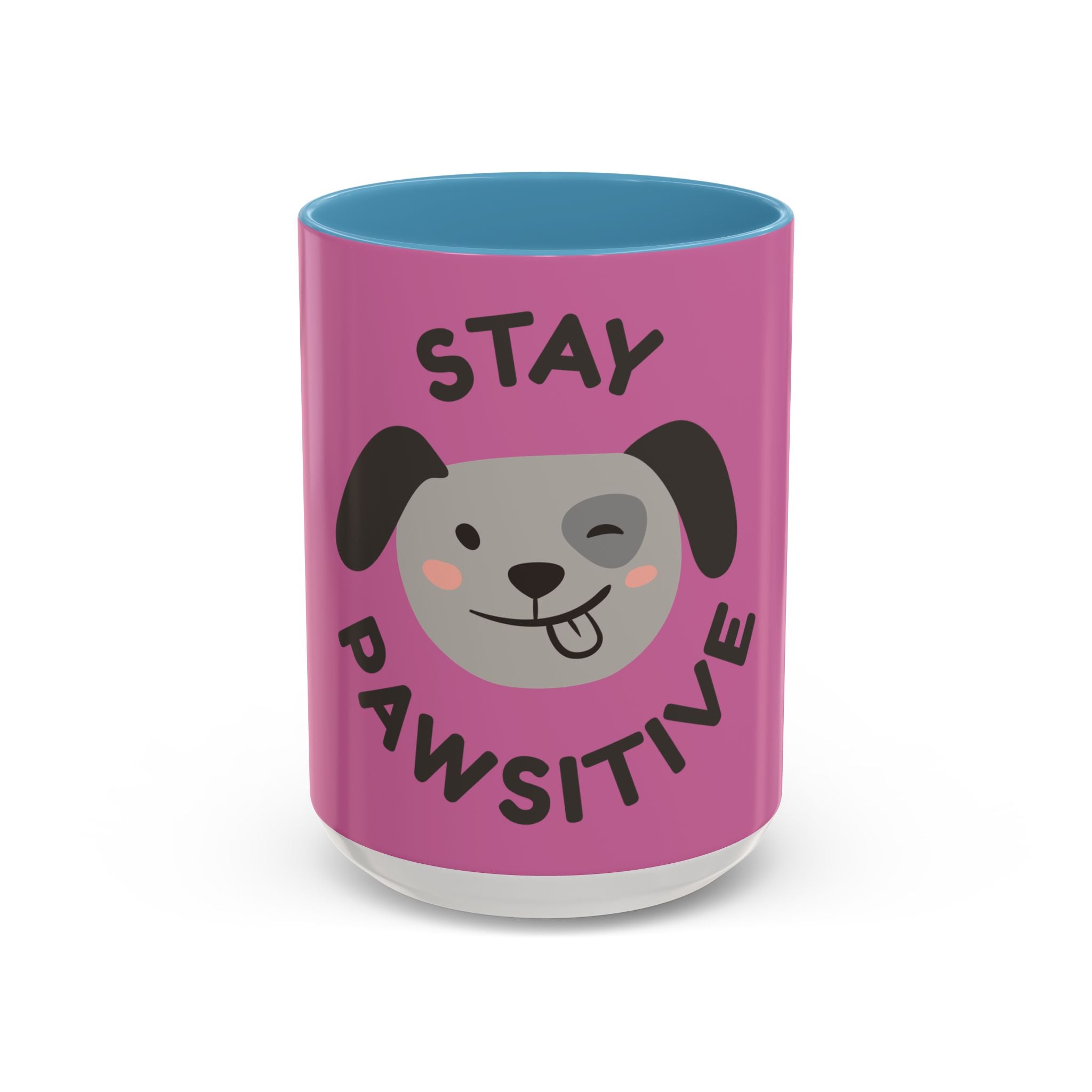 Pawsitive Vibes Coffee Mug - Sweet Dog Lover Gift, Pet-Themed Mug, Positive Affirmation, Cute Accent Mug, Perfect for Animal Lovers