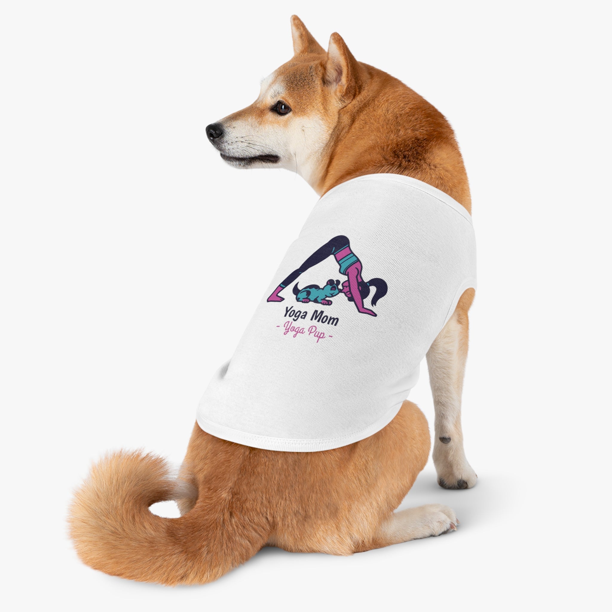 Yoga Mom Pet Tank Top, Comfy Pet Apparel, Cat and Dog Fashion, Cute Pet Gift, Summer Pet Clothing, Pet Yoga Attire