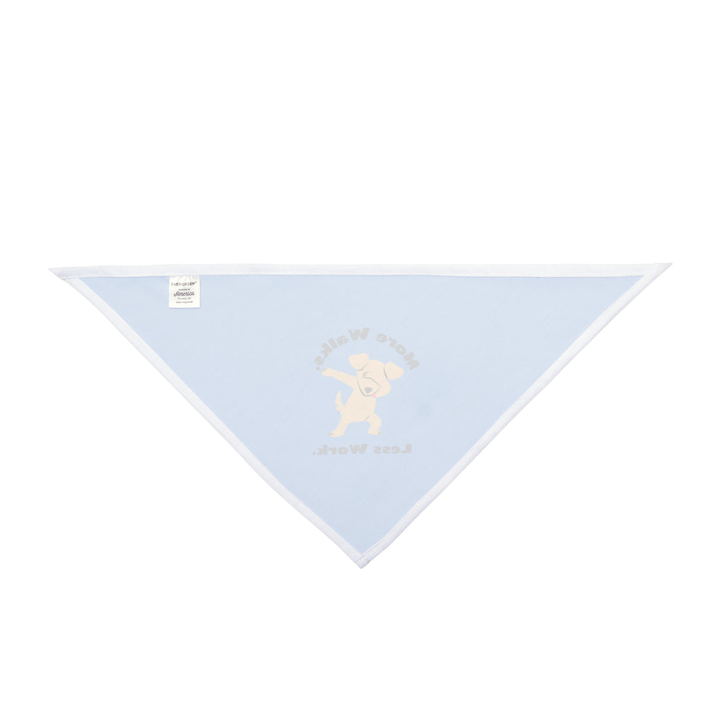 Dabbing Dog Bandana for Dogs, More Walks Less Work, Cute Dog Accessories, Pet Gift, Dog Fashion, Dog Birthday