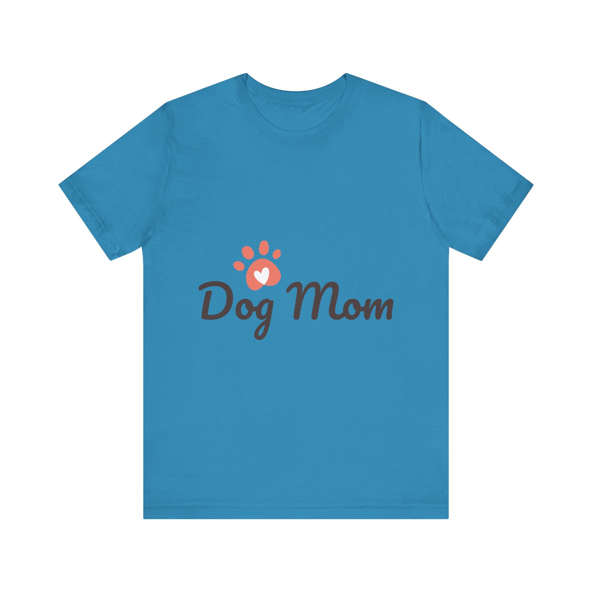 Dog Mom Unisex Jersey Tee, Cute Pet Lover Shirt, Gift for Dog Lovers, Animal Parent Apparel, Casual T-Shirt for Dog Owners