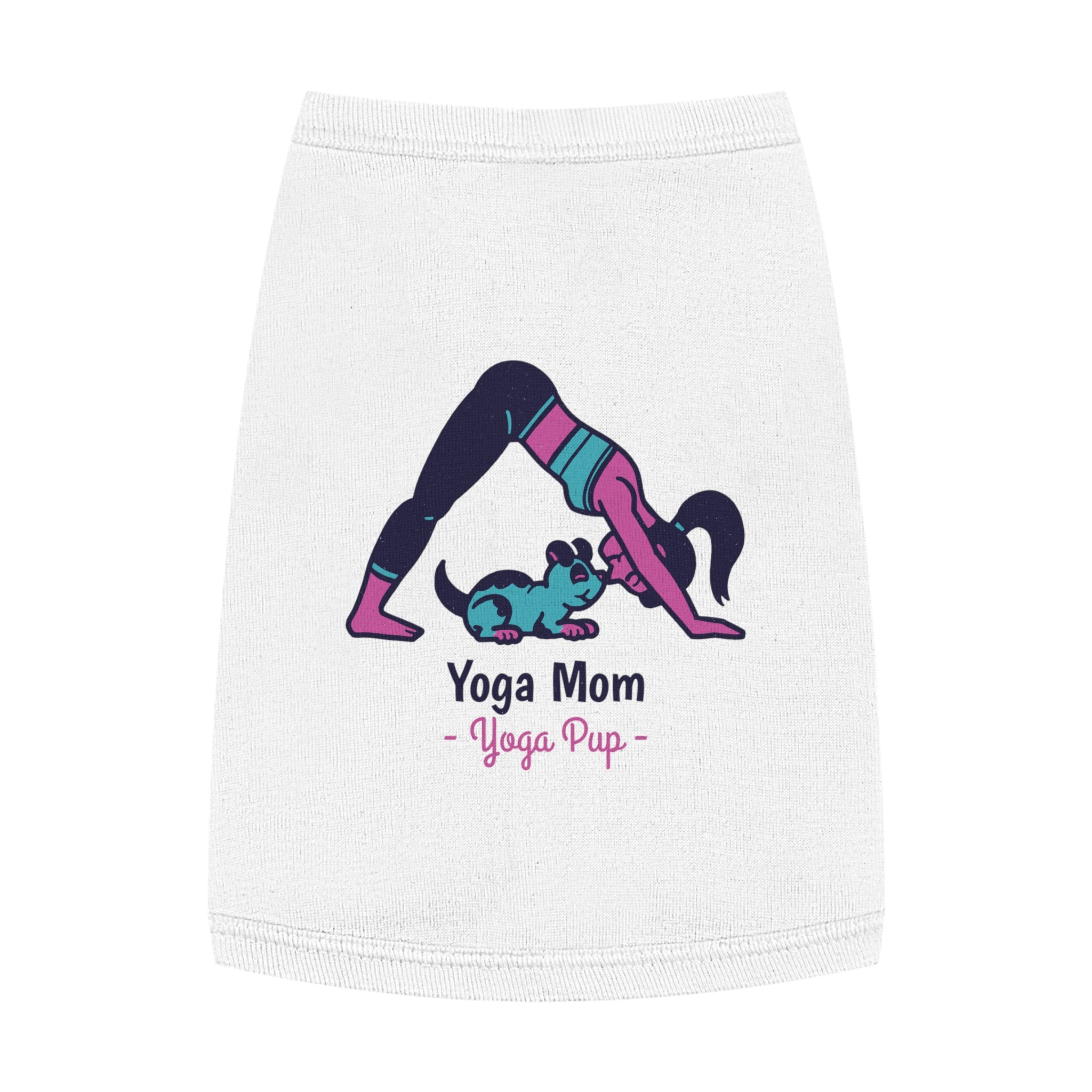 Yoga Mom Pet Tank Top, Comfy Pet Apparel, Cat and Dog Fashion, Cute Pet Gift, Summer Pet Clothing, Pet Yoga Attire