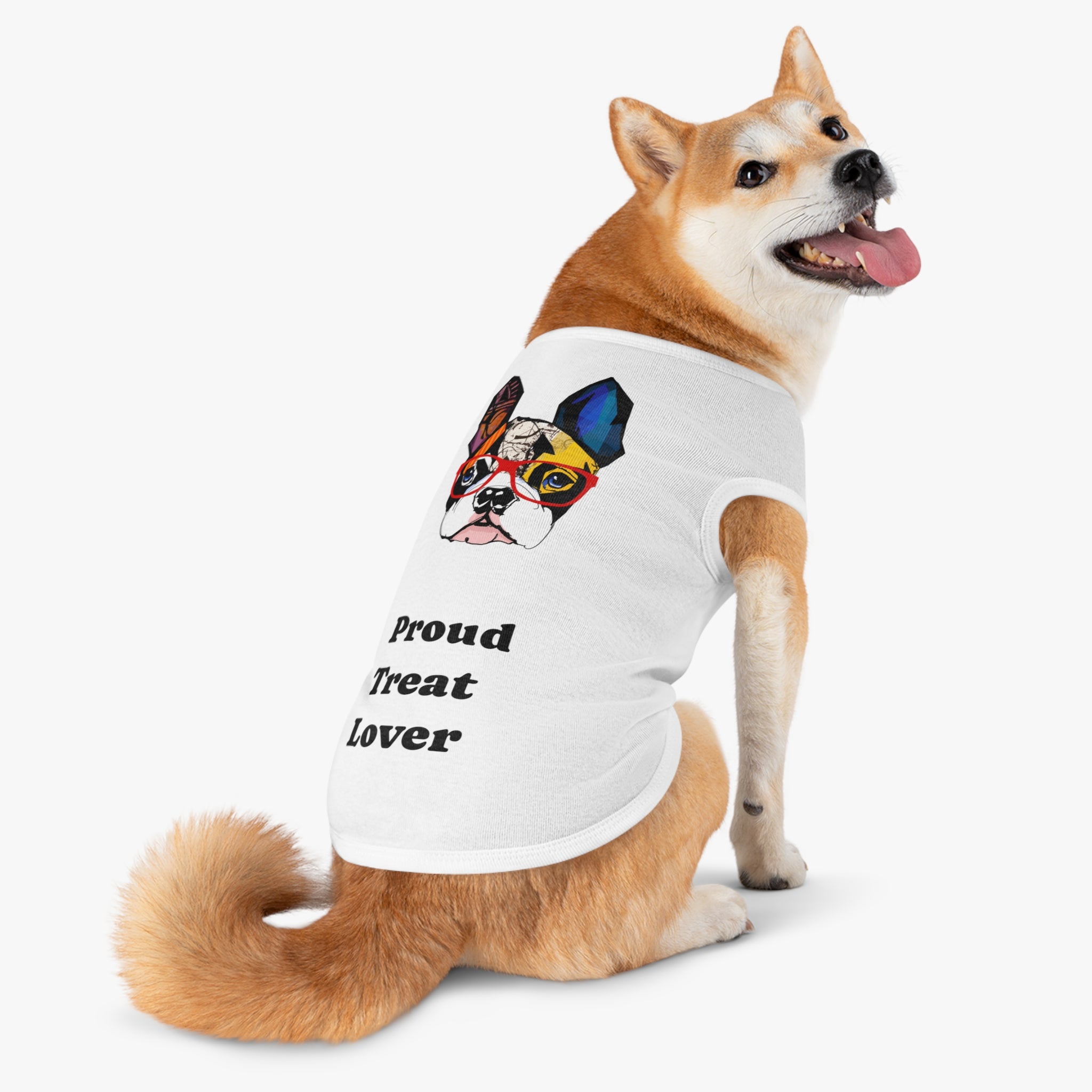Dog Tank Top - Proud Treat Lover Boujee Pet Clothes