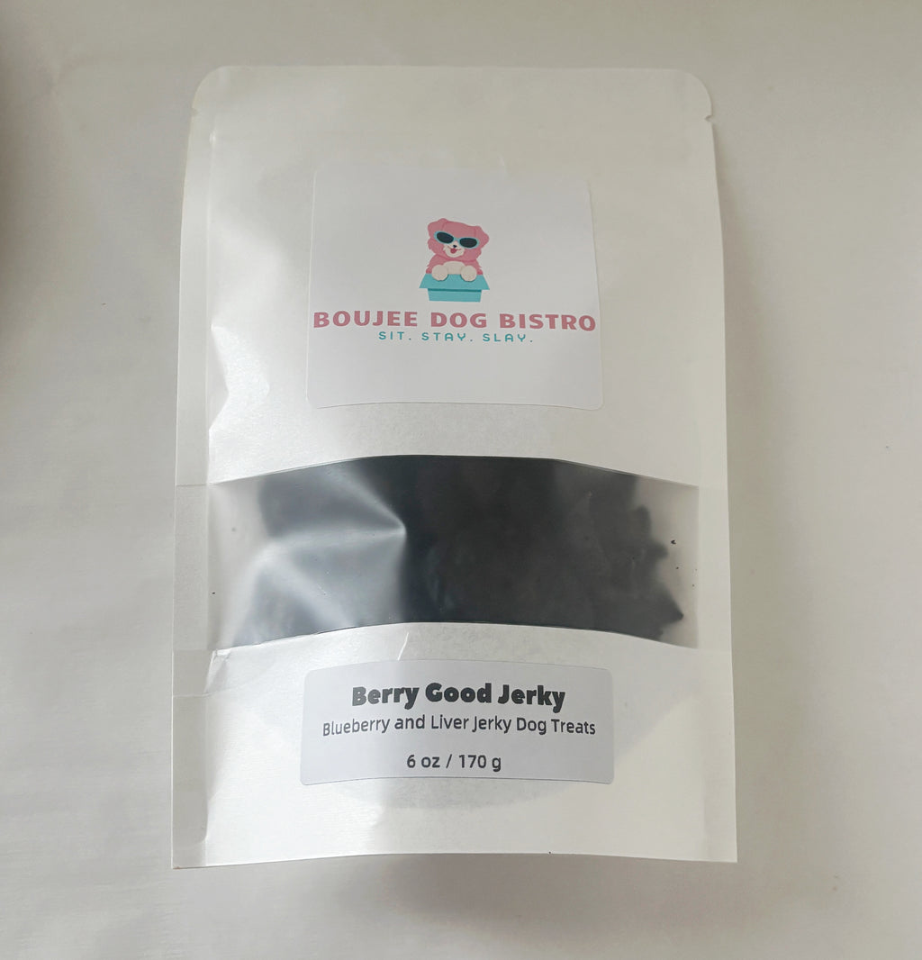 Berry Good Jerky: Blueberry and Liver Jerky Dog Treats
